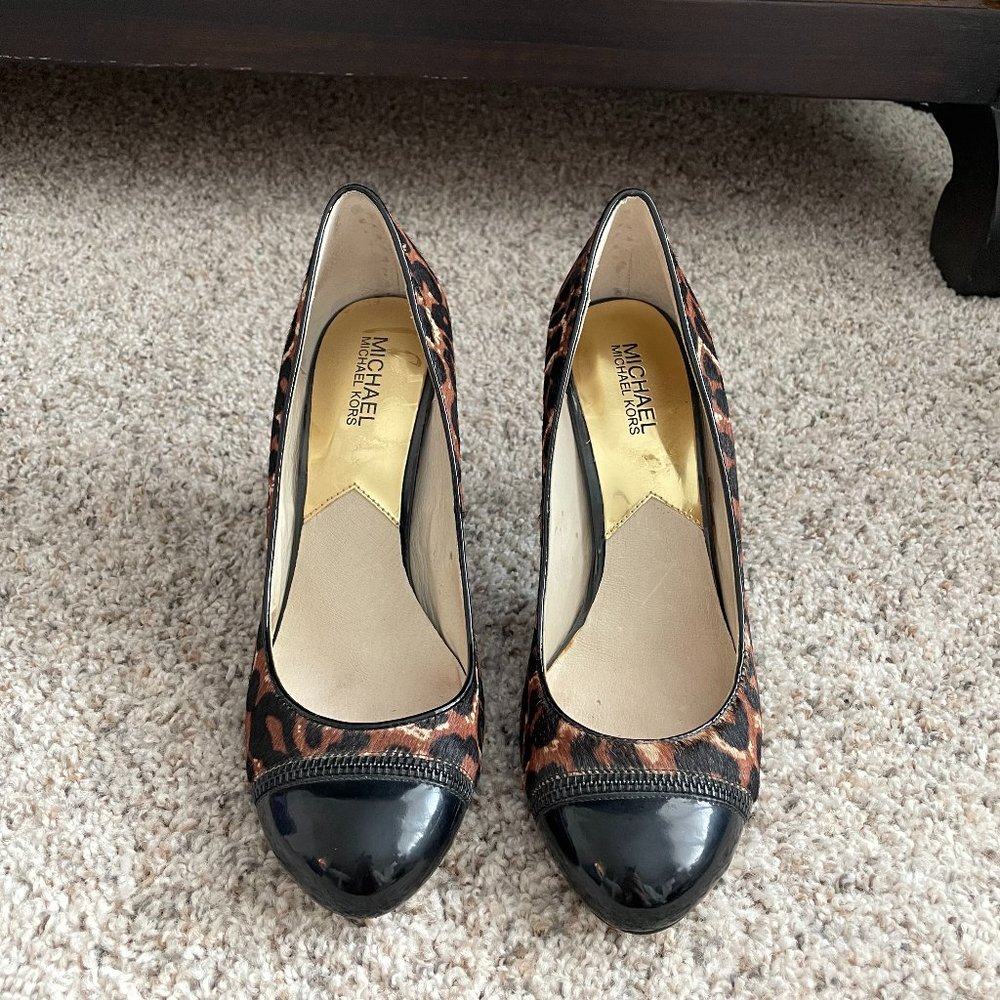 michael kors leopard shoes